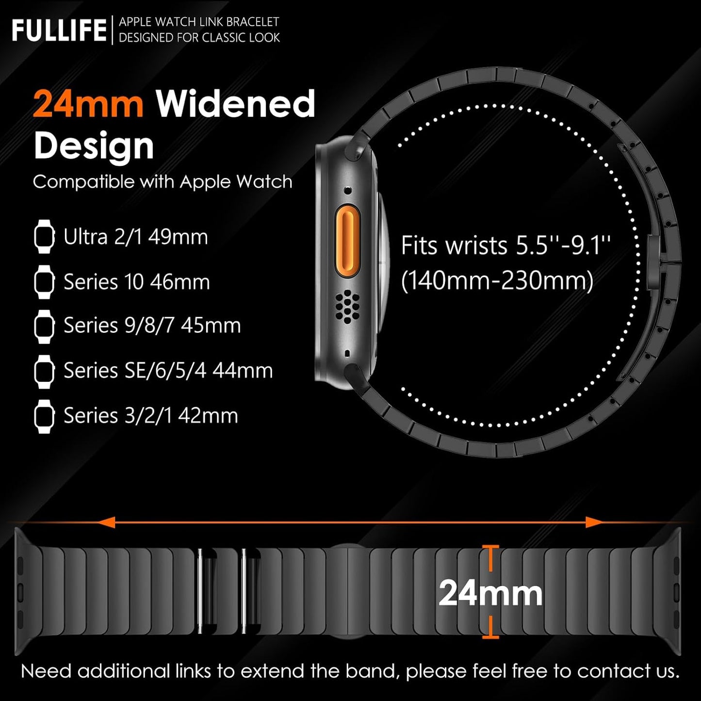 Pallaband titanium official color for Apple Watch strap iwatch10 generation ultra one-bead butterfly buckle bamboo joint