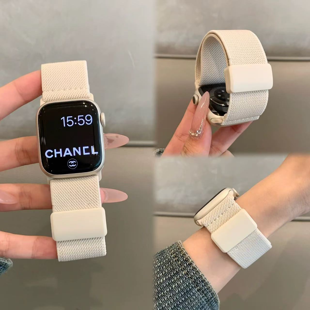 PallaBand Nylon Braided Magnetic Buckle Strap (iWatch) - ANI-TECH