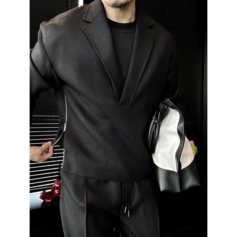 Style Meets Comfort - V-Neck Lounge Set for Every Moment