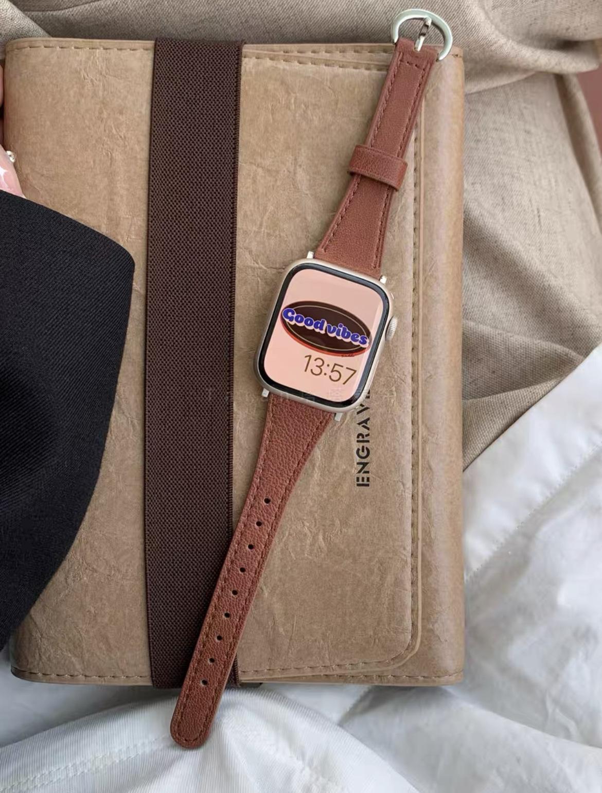 Small Horseshoe Buckle Delicate Leather Strap - ANI-TECH