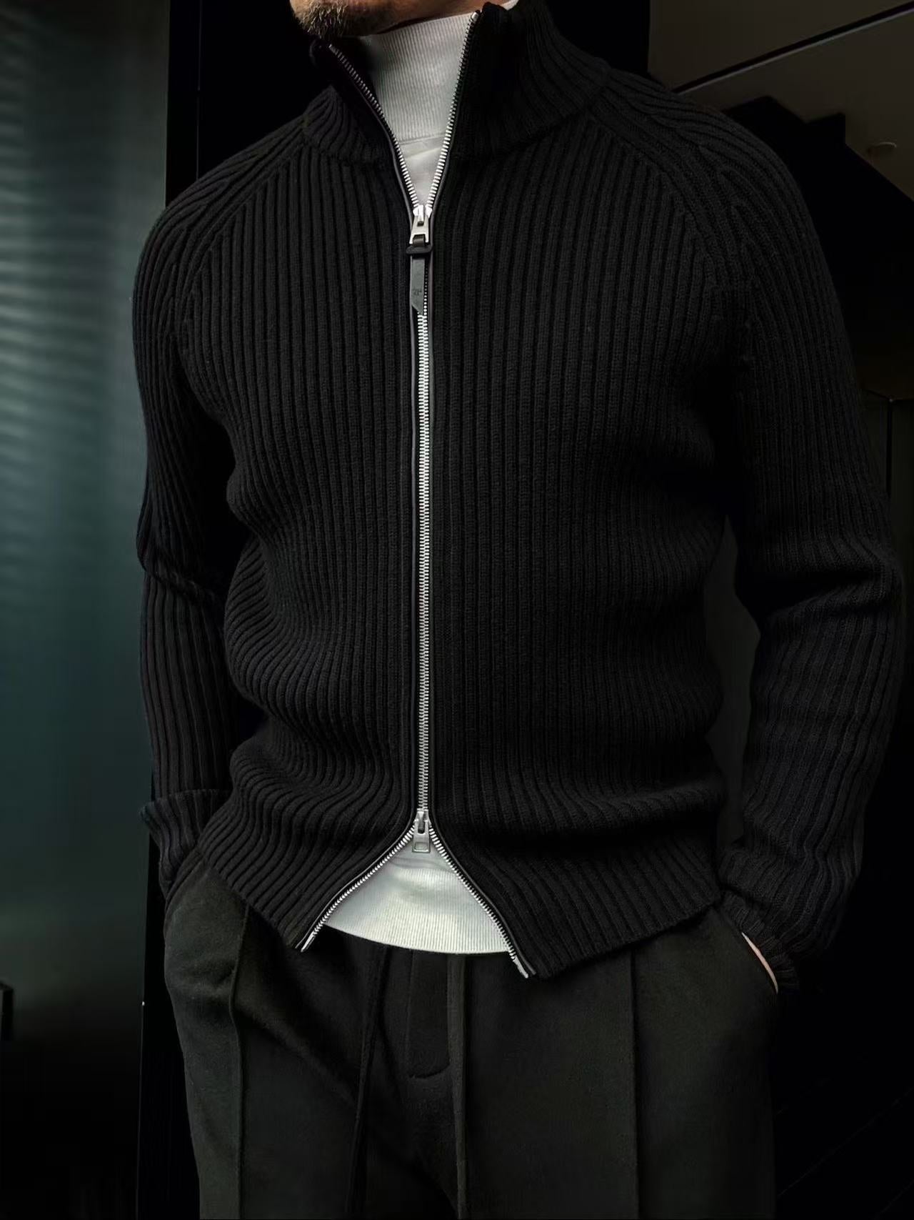 Pallaband™️ double-ended zip-up sporty cardigan