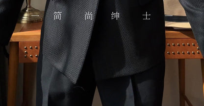 A new men's one-button fashionable and light luxury Suit