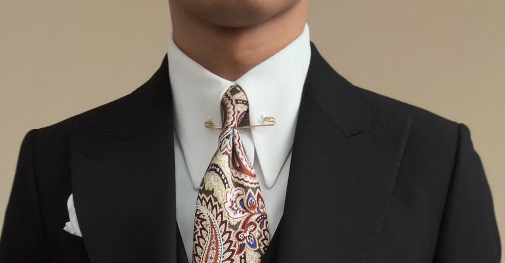 A three-piece black, light luxury, powerful British gentleman's suit for men