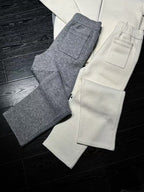 BLACK FRIDAY SALE：Pallaband™️ Sport Style High-Neck Zipper Thick  Knit Cardigan Set