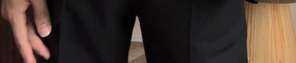 A three-piece black, light luxury, powerful British gentleman's suit for men