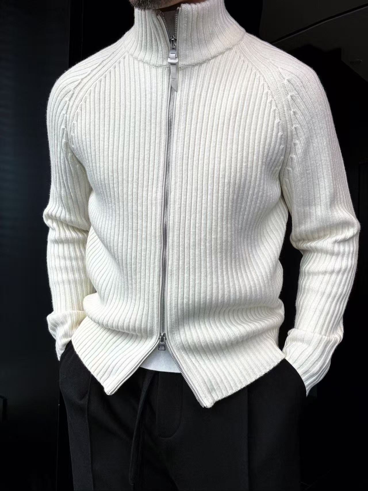 Pallaband™️ double-ended zip-up sporty cardigan