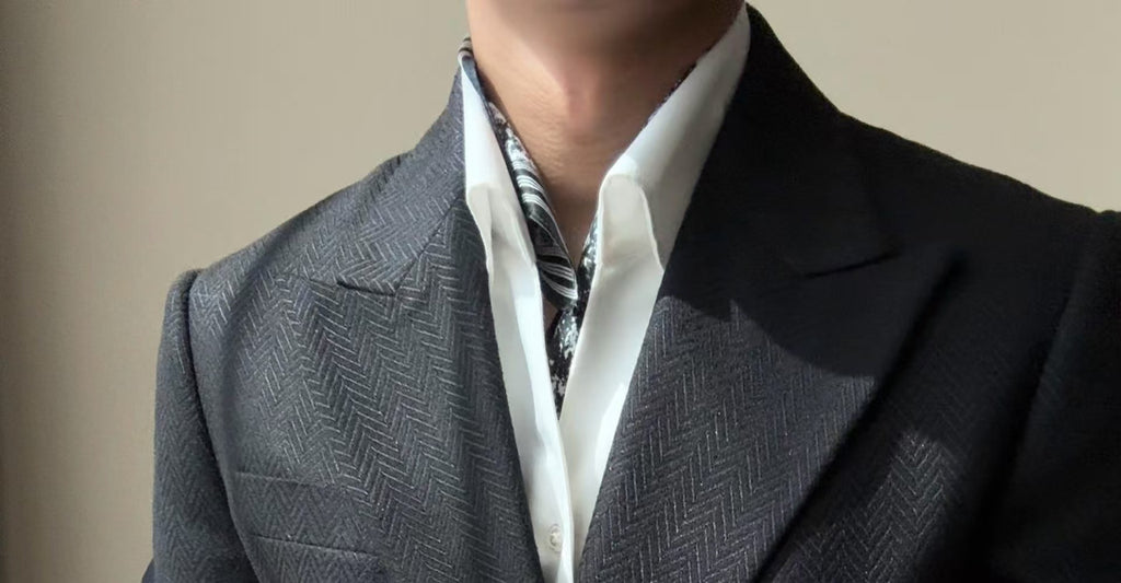 A new men's one-button fashionable and light luxury Suit