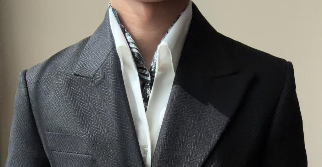 A new men's one-button fashionable and light luxury Suit