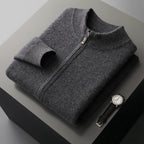Pallaband ™️ autumn and winter cashmere sweater thickened cardigan men's double-sided knitted warm sweater cardigan