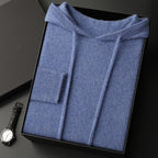 Pallaband ™️ autumn and winter new first-line ready-to-wear men's hooded cashmere sweater pullover knitted hoodie sweater