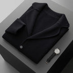 Palla band ™️ 2025 autumn and winter new men's cashmere jacket knitted sweater suit collar long sleeve versatile comfortable skin-friendly loose and thin