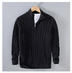 Men's autumn and winter new men's warm thick needle turtleneck sweater