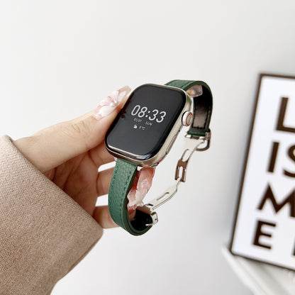 Pallaband ™️ Lychee Pattern Small Waist Folding Buckle Strap