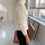 Men's Basic Sweater Bottom Sweater Knitted Sweater