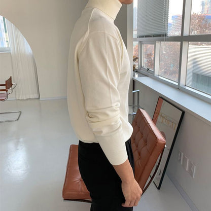 Men's Basic Sweater Bottom Sweater Knitted Sweater