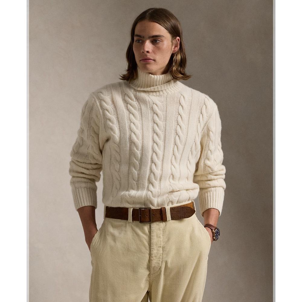 Men's autumn and winter new men's warm thick needle turtleneck sweater