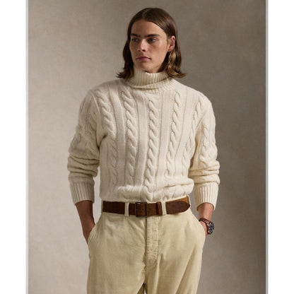 Men's autumn and winter new men's warm thick needle turtleneck sweater