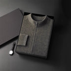 Pallaband ™️ outdoor sports cashmere cardigan autumn and winter new men's thickened zipper loose large size knitted jacket sweater