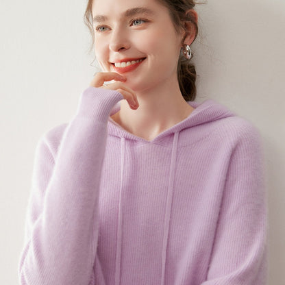 Pallaband ™️ 100% cashmere hooded sweater