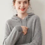 Pallaband ™️ 100% cashmere hooded sweater