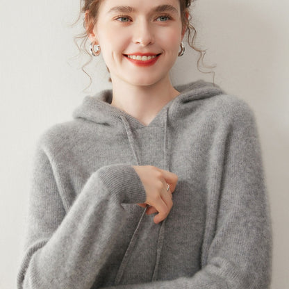 Pallaband ™️ 100% cashmere hooded sweater