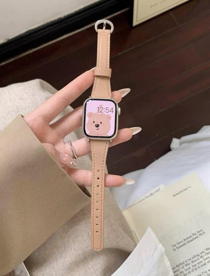 PallaBand Small Horseshoe Buckle Delicate Leather Strap (iwatch) - ANI-TECH