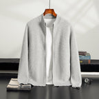 Pallaband ™️ autumn and winter cashmere sweater thickened cardigan men's double-sided knitted warm sweater cardigan