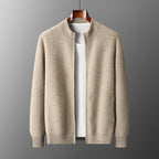 Pallaband ™️ autumn and winter cashmere sweater thickened cardigan men's double-sided knitted warm sweater cardigan