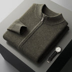 Pallaband ™️ autumn and winter cashmere sweater thickened cardigan men's double-sided knitted warm sweater cardigan
