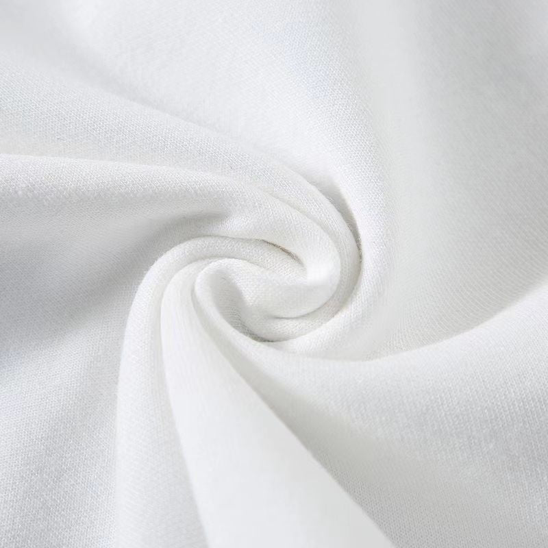 Palla Band ™️ 500G heavy bottoming shirt, American small neckline loose cotton thickened long sleeve t-shirt