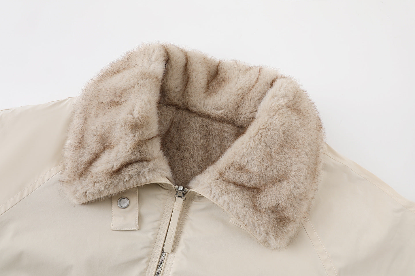 2025 winter new loose double-sided plush Parker thermal jacket EBE4COT011