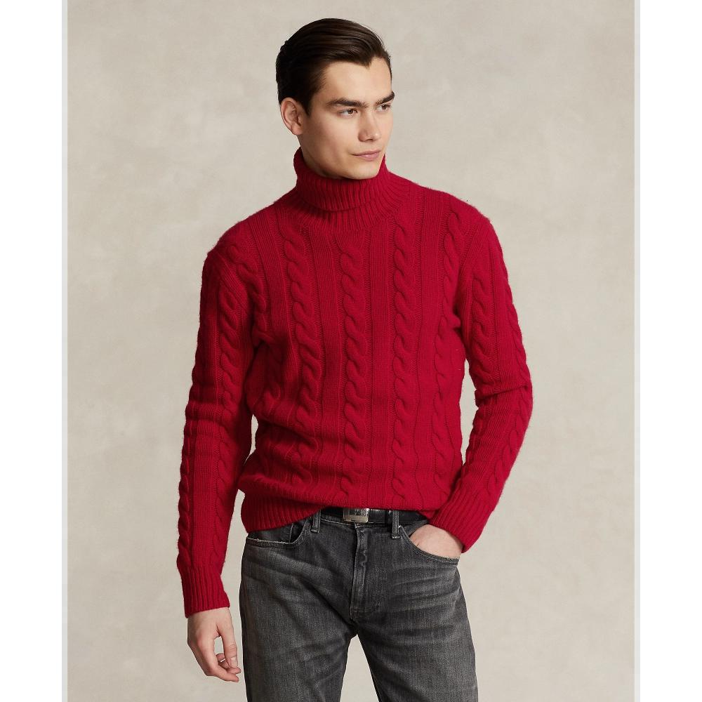 Men's autumn and winter new men's warm thick needle turtleneck sweater