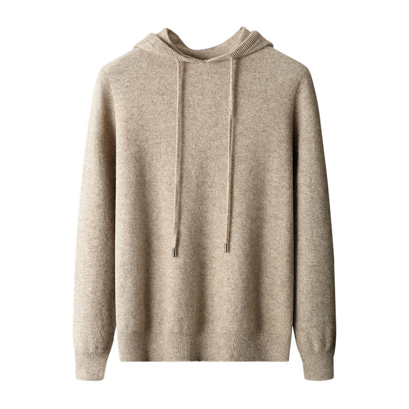 Pallaband ™️ autumn and winter new first-line ready-to-wear men's hooded cashmere sweater pullover knitted hoodie sweater