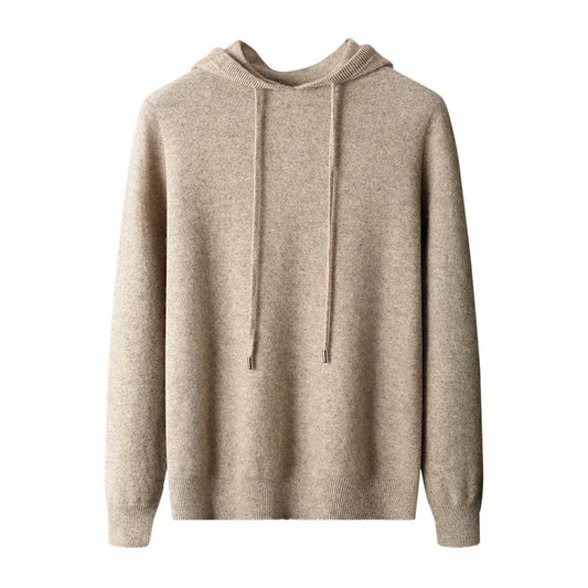 Pallaband ™️ autumn and winter new first-line ready-to-wear men's hooded cashmere sweater pullover knitted hoodie sweater
