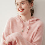 Pallaband ™️ 100% cashmere hooded sweater