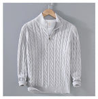 Men's autumn and winter new men's warm thick needle turtleneck sweater