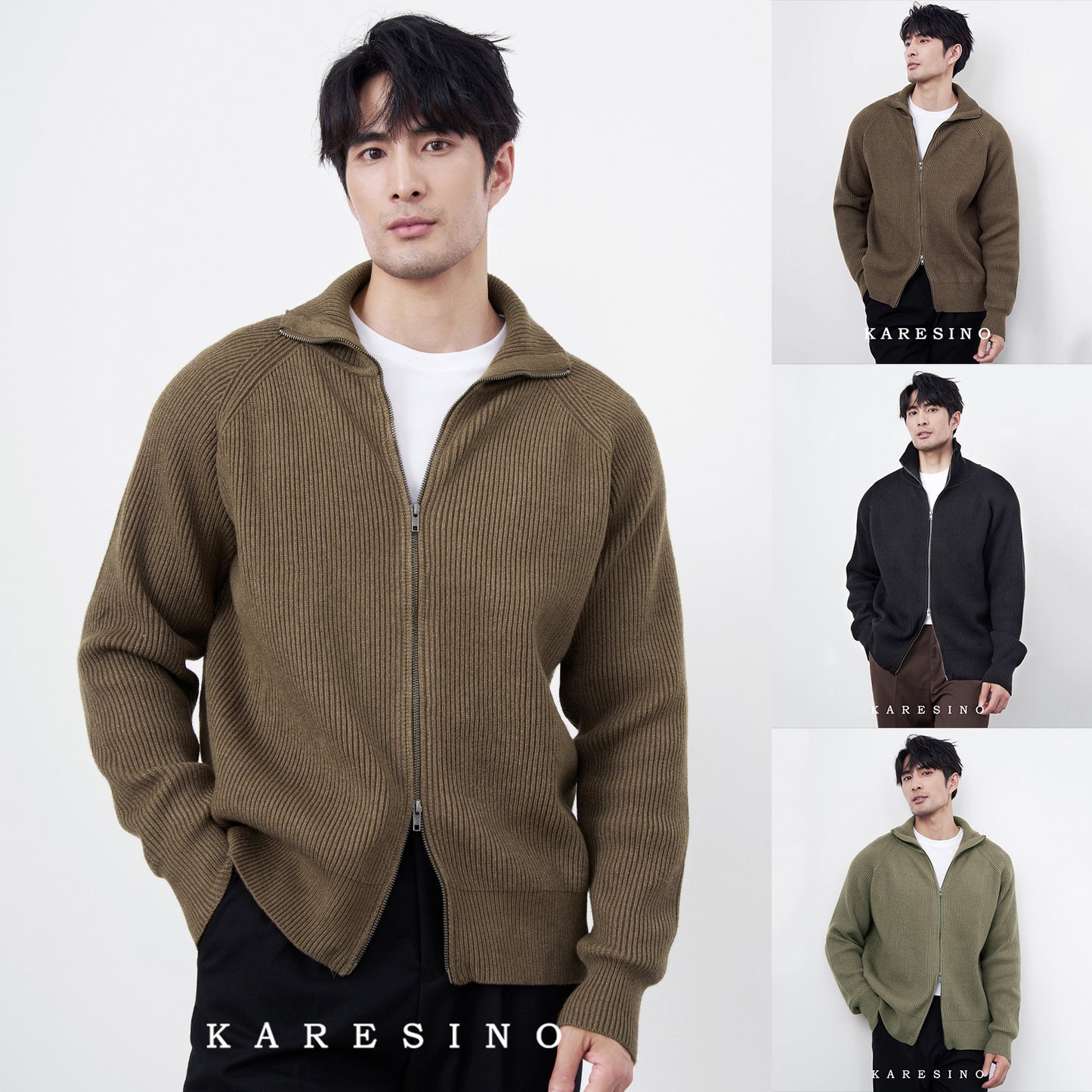 Pallaband™️ double-ended zip-up sporty cardigan