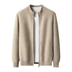 Pallaband ™️ autumn and winter cashmere sweater thickened cardigan men's double-sided knitted warm sweater cardigan