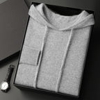 Pallaband ™️ autumn and winter new first-line ready-to-wear men's hooded cashmere sweater pullover knitted hoodie sweater