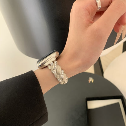 Wheat Zircon Bracelet Strap