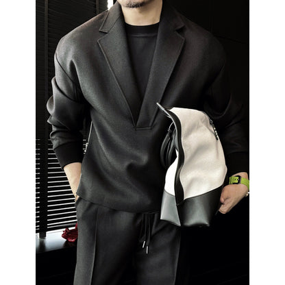 Style Meets Comfort - V-Neck Lounge Set for Every Moment
