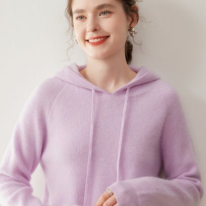 Pallaband ™️ 100% cashmere hooded sweater