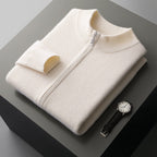 Pallaband ™️ autumn and winter cashmere sweater thickened cardigan men's double-sided knitted warm sweater cardigan