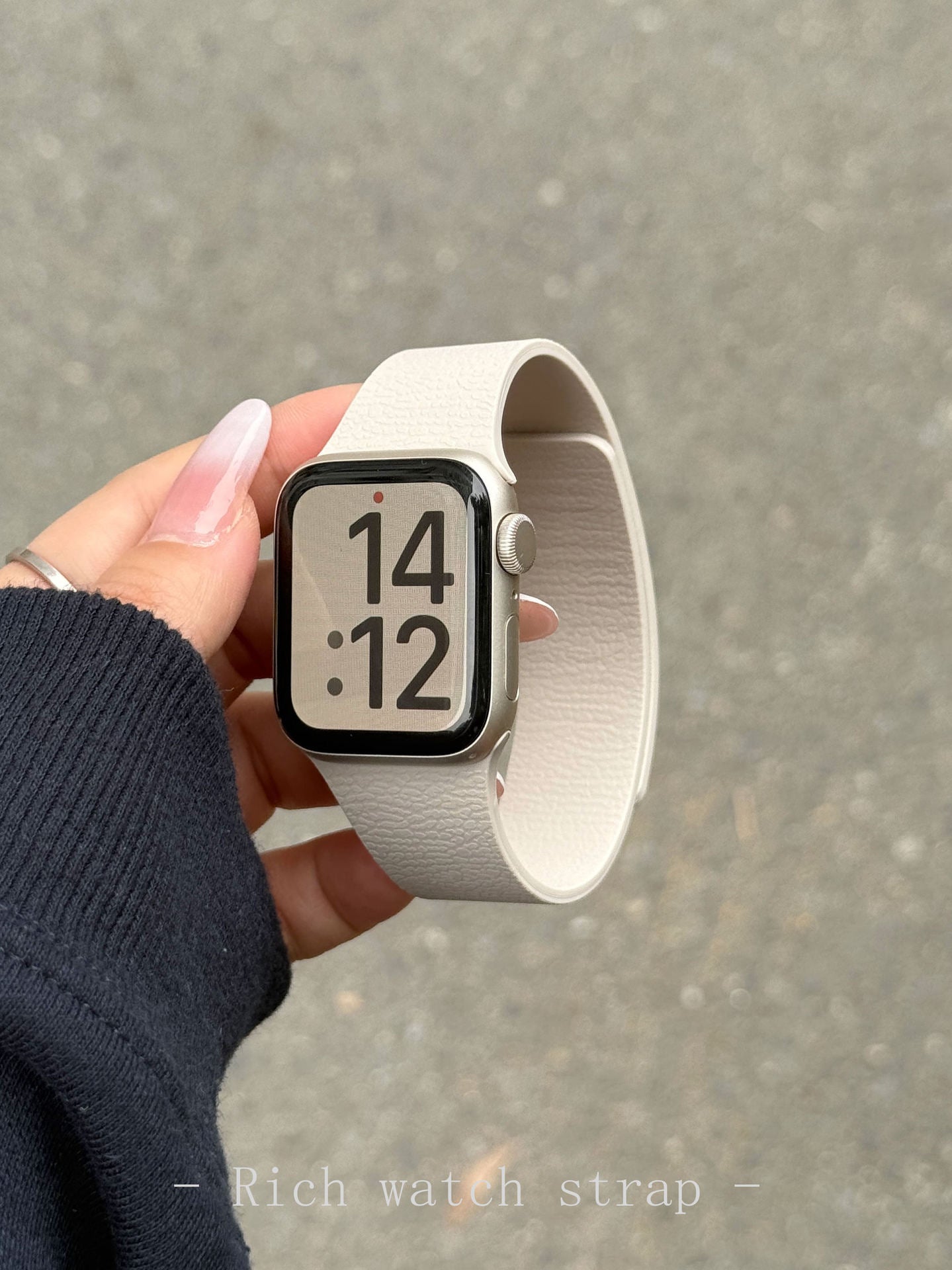 Pallaband ™️ Silicone Lychee Magnetic Strap