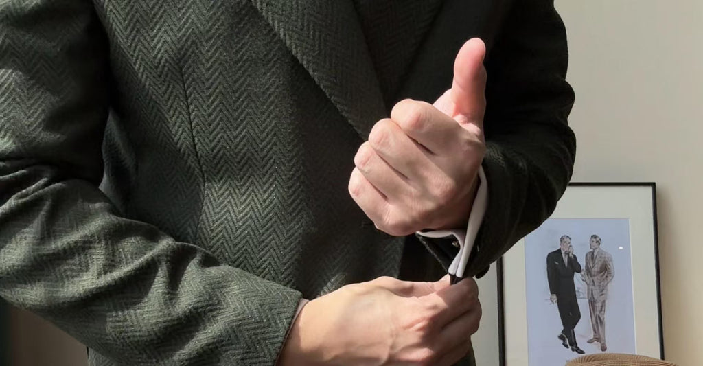 A new men's one-button fashionable and light luxury Suit