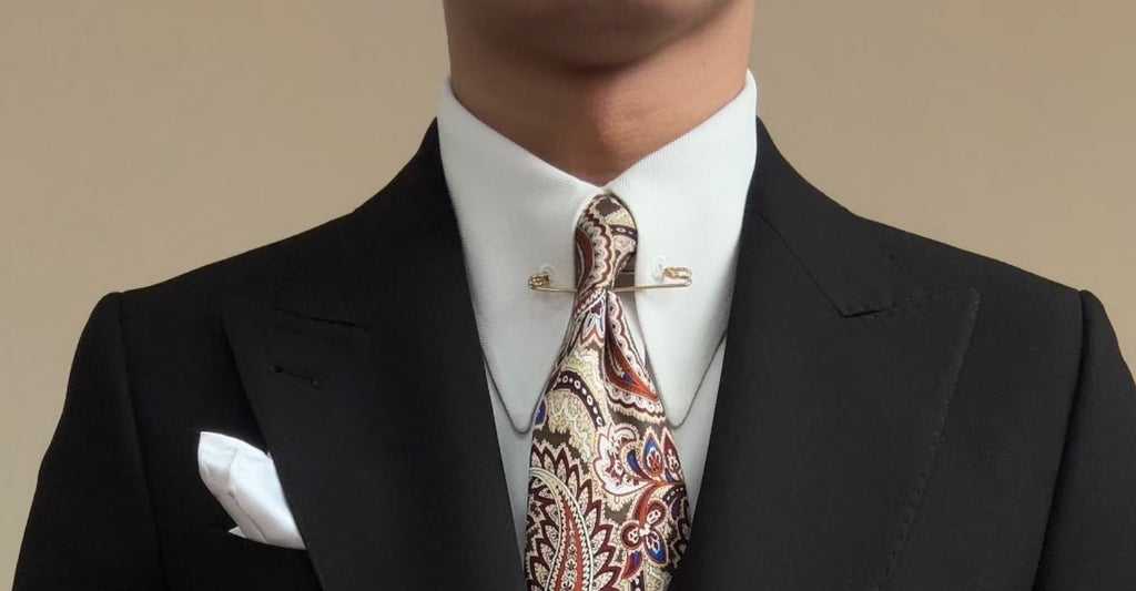 A three-piece black, light luxury, powerful British gentleman's suit for men