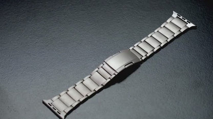 T01 Grade Apple Titanium Strap Fits All apple watch series - Adjustable Titanium Apple Watch Band with Secure Clasp - Premium Color Matching Band with Comfortable grip - Replacement Wristbands for iWatch (T01 | ULTRA Black)